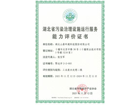 工业废水处置惩罚证书